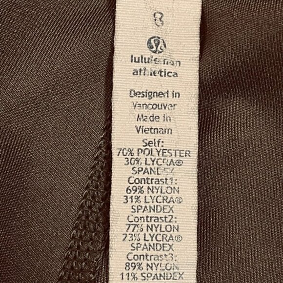 LULULEMON Run: Inspire Crop II All Full-On Luxtreme Leggings - Size 8 - Picture 10 of 10